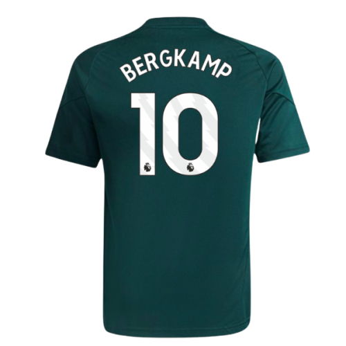 2025-2026 Arsenal Training Jersey (Aurora Ivy) - Kids (Bergkamp 10)