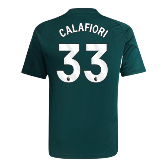 2025-2026 Arsenal Training Jersey (Aurora Ivy) - Kids (Calafiori 33)