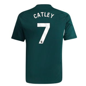 2025-2026 Arsenal Training Jersey (Aurora Ivy) - Kids (Catley 7)