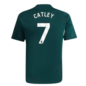2025-2026 Arsenal Training Jersey (Aurora Ivy) - Kids (Catley 7)