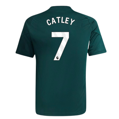 2025-2026 Arsenal Training Jersey (Aurora Ivy) - Kids (Catley 7)