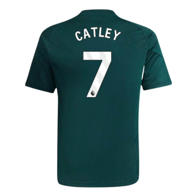 2025-2026 Arsenal Training Jersey (Aurora Ivy) - Kids (Catley 7)