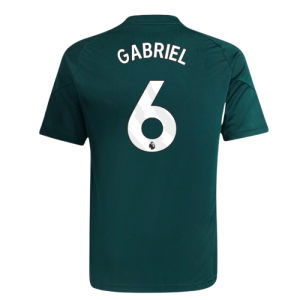 2025-2026 Arsenal Training Jersey (Aurora Ivy) - Kids (Gabriel 6)