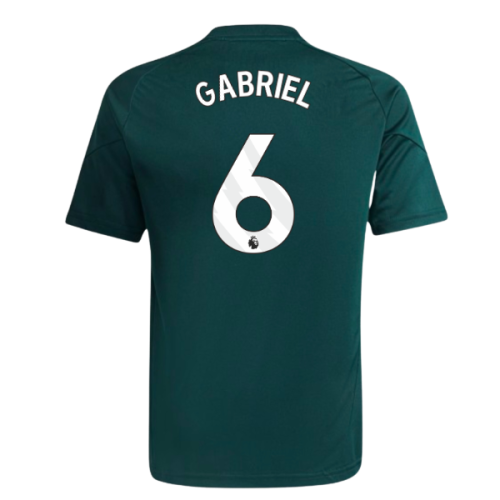 2025-2026 Arsenal Training Jersey (Aurora Ivy) - Kids (Gabriel 6)