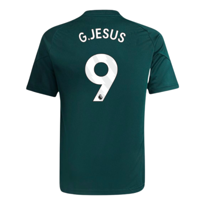 2025-2026 Arsenal Training Jersey (Aurora Ivy) - Kids (G.Jesus 9)