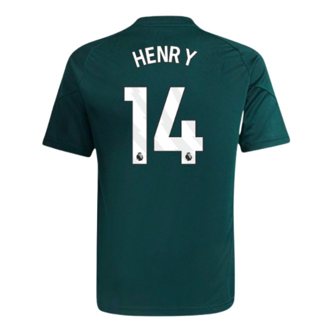 2025-2026 Arsenal Training Jersey (Aurora Ivy) - Kids (Henry 14)