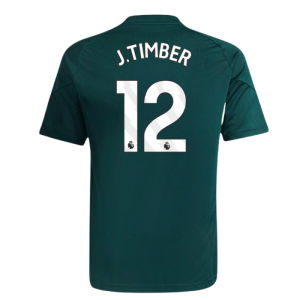 2025-2026 Arsenal Training Jersey (Aurora Ivy) - Kids (J.Timber 12)