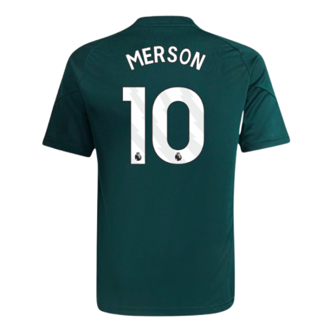 2025-2026 Arsenal Training Jersey (Aurora Ivy) - Kids (Merson 10)