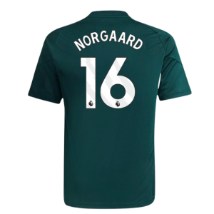 2025-2026 Arsenal Training Jersey (Aurora Ivy) - Kids (Norgaard 16)