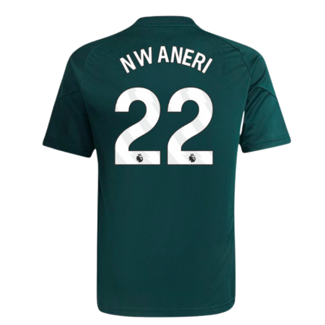 2025-2026 Arsenal Training Jersey (Aurora Ivy) - Kids (Nwaneri 22)