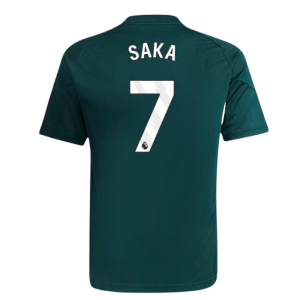 2025-2026 Arsenal Training Jersey (Aurora Ivy) - Kids (Saka 7)