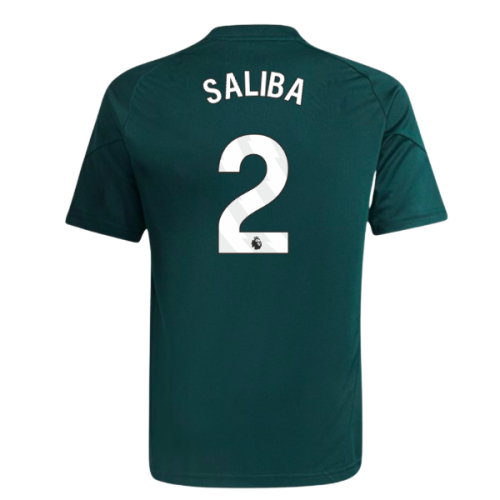 2025-2026 Arsenal Training Jersey (Aurora Ivy) - Kids (Saliba 2)