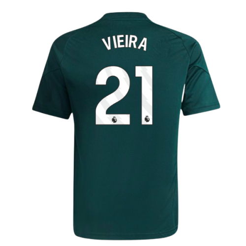 2025-2026 Arsenal Training Jersey (Aurora Ivy) - Kids (Vieira 21)