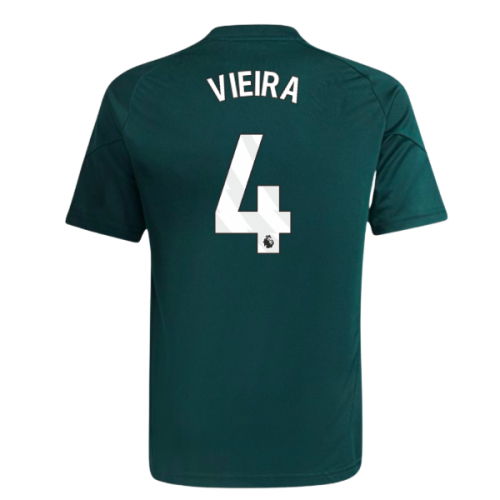 2025-2026 Arsenal Training Jersey (Aurora Ivy) - Kids (Vieira 4)
