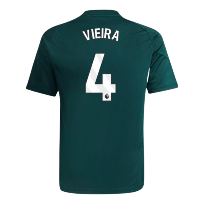 2025-2026 Arsenal Training Jersey (Aurora Ivy) - Kids (Vieira 4)
