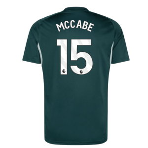 2025-2026 Arsenal Training Jersey (Aurora Ivy) (McCabe 15)