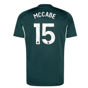 2025-2026 Arsenal Training Jersey (Aurora Ivy) (McCabe 15)