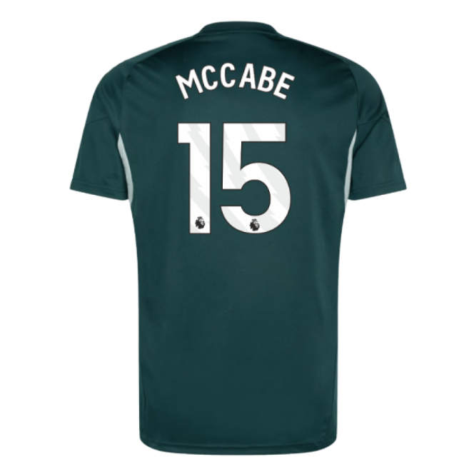 2025-2026 Arsenal Training Jersey (Aurora Ivy) (McCabe 15)