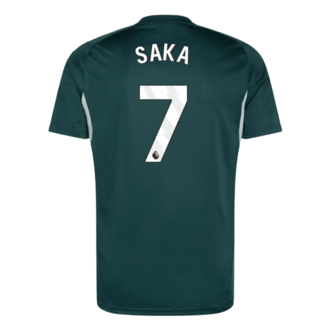 2025-2026 Arsenal Training Jersey (Aurora Ivy) (Saka 7)