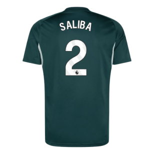 2025-2026 Arsenal Training Jersey (Aurora Ivy) (Saliba 2)