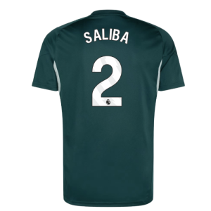 2025-2026 Arsenal Training Jersey (Aurora Ivy) (Saliba 2)