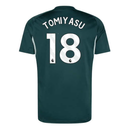 2025-2026 Arsenal Training Jersey (Aurora Ivy) (Tomiyasu 18)