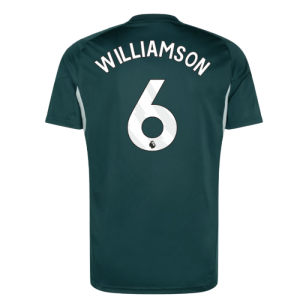 2025-2026 Arsenal Training Jersey (Aurora Ivy) (Williamson 6)