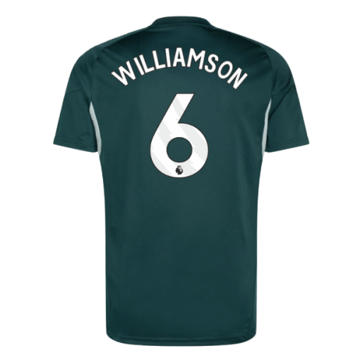 2025-2026 Arsenal Training Jersey (Aurora Ivy) (Williamson 6)