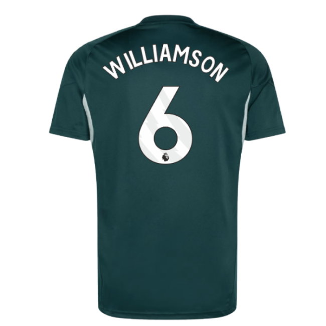 2025-2026 Arsenal Training Jersey (Aurora Ivy) (Williamson 6)