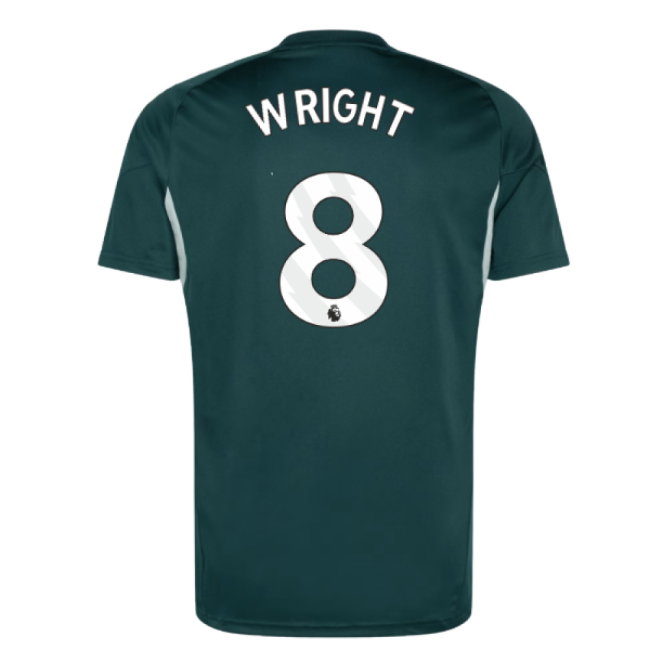 2025-2026 Arsenal Training Jersey (Aurora Ivy) (Wright 8)