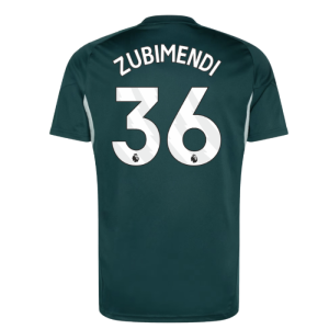 2025-2026 Arsenal Training Jersey (Aurora Ivy) (Zubimendi 36)