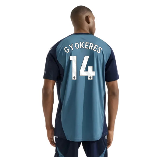 2025-2026 Arsenal Training Shirt (Blanch Blue) (Gyokeres 14)