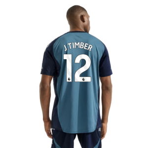 2025-2026 Arsenal Training Shirt (Blanch Blue) (J.Timber 12)