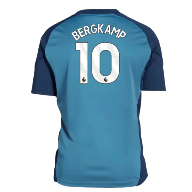 2025-2026 Arsenal Training Shirt (Blanch Blue) - Kids (Bergkamp 10)