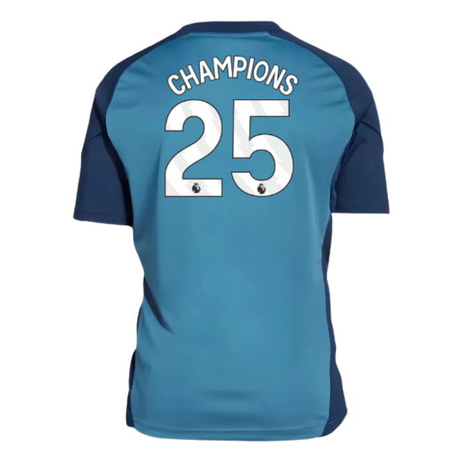 2025-2026 Arsenal Training Shirt (Blanch Blue) - Kids (Champions 25)