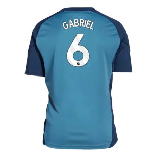 2025-2026 Arsenal Training Shirt (Blanch Blue) - Kids (Gabriel 6)