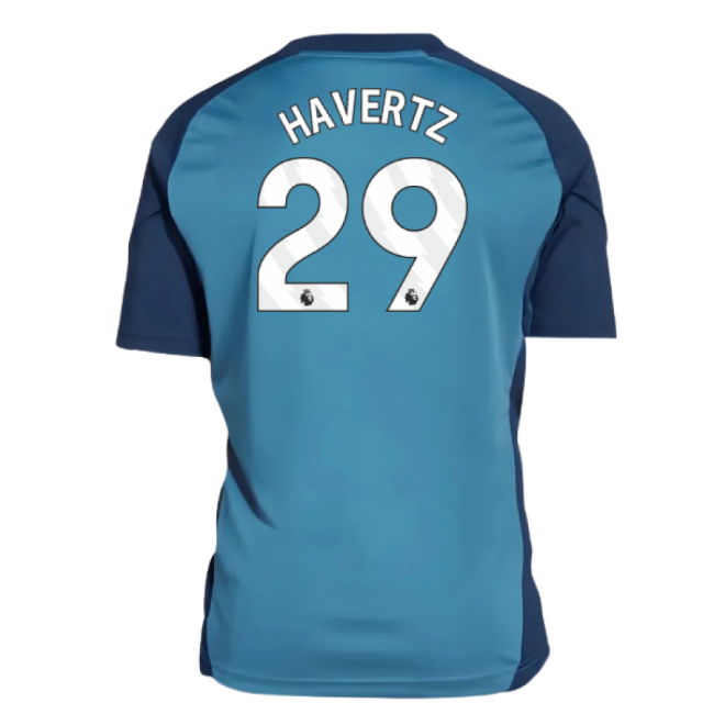 2025-2026 Arsenal Training Shirt (Blanch Blue) - Kids (Havertz 29)