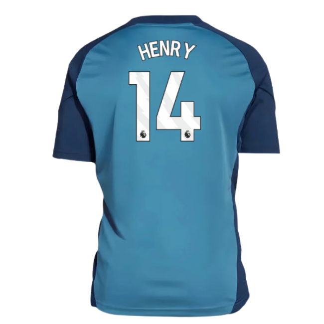 2025-2026 Arsenal Training Shirt (Blanch Blue) - Kids (Henry 14)