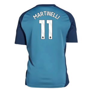 2025-2026 Arsenal Training Shirt (Blanch Blue) - Kids (Martinelli 11)