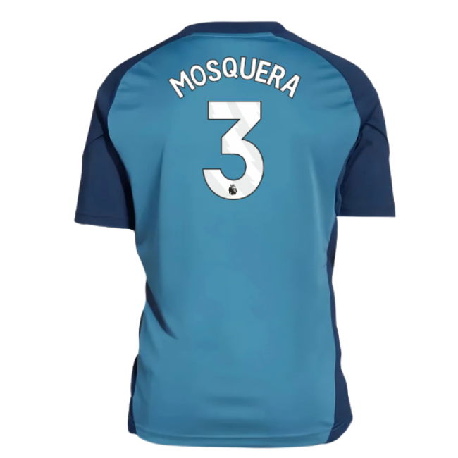 2025-2026 Arsenal Training Shirt (Blanch Blue) - Kids (Mosquera 3)
