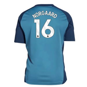 2025-2026 Arsenal Training Shirt (Blanch Blue) - Kids (Norgaard 16)