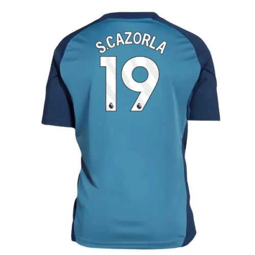 2025-2026 Arsenal Training Shirt (Blanch Blue) - Kids (S.Cazorla 19)