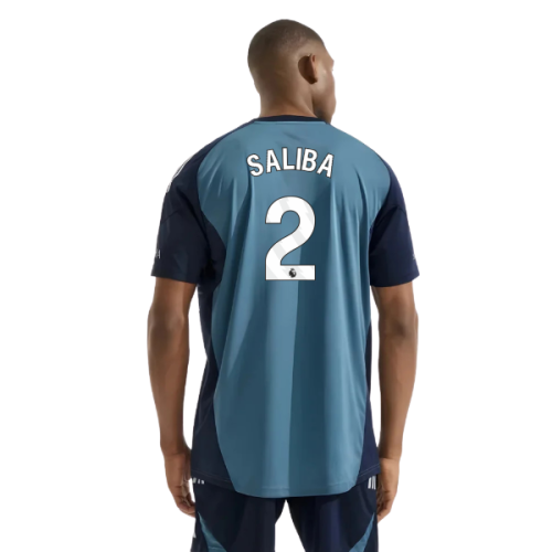 2025-2026 Arsenal Training Shirt (Blanch Blue) (Saliba 2)
