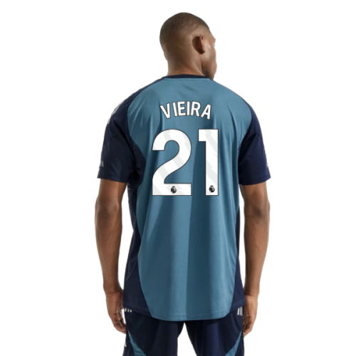 2025-2026 Arsenal Training Shirt (Blanch Blue) (Vieira 21)
