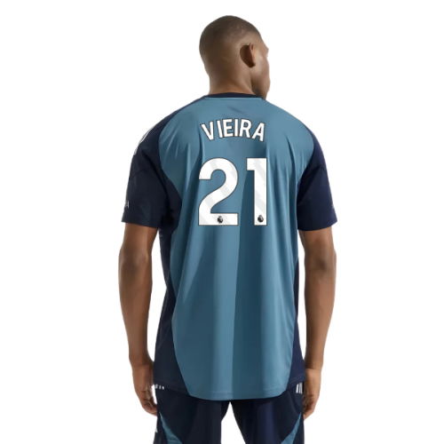 2025-2026 Arsenal Training Shirt (Blanch Blue) (Vieira 21)