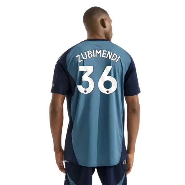 2025-2026 Arsenal Training Shirt (Blanch Blue) (Zubimendi 36)
