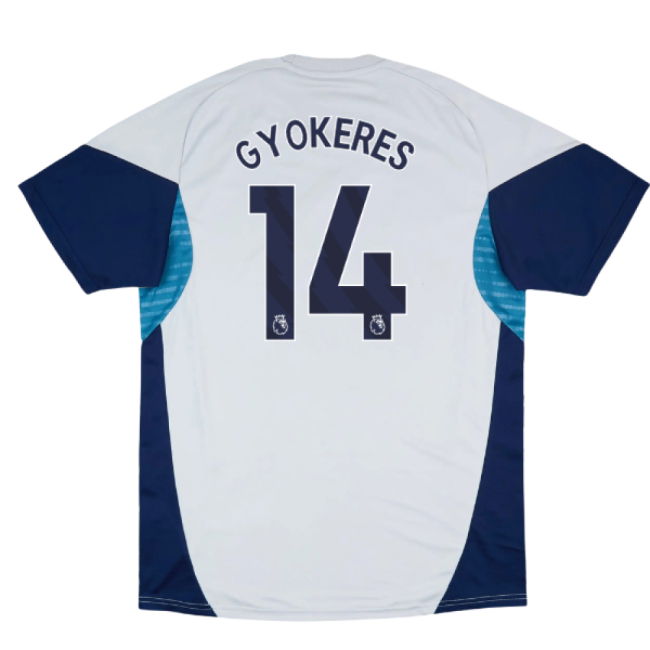 2025-2026 Arsenal Training Shirt (Grey Two) (Gyokeres 14)