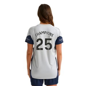 2025-2026 Arsenal Training Shirt (Grey Two) - Womens (Champions 25)
