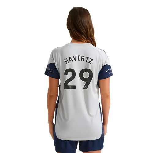 2025-2026 Arsenal Training Shirt (Grey Two) - Womens (Havertz 29)