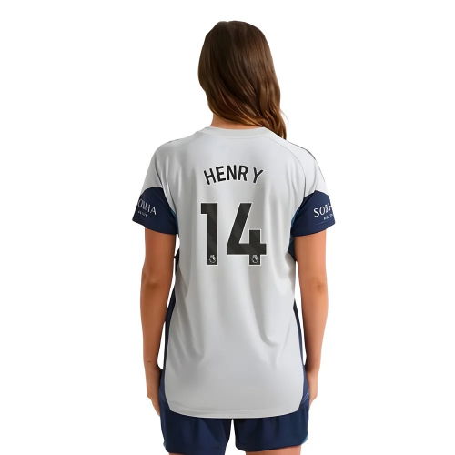 2025-2026 Arsenal Training Shirt (Grey Two) - Womens (Henry 14)